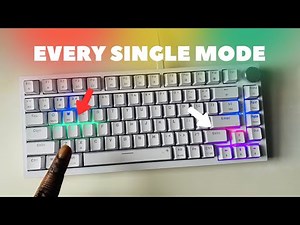 Newmen GM326 Mechanical Keyboard | ALL THE LED MODES 🔵🔴🟢🟡🟣