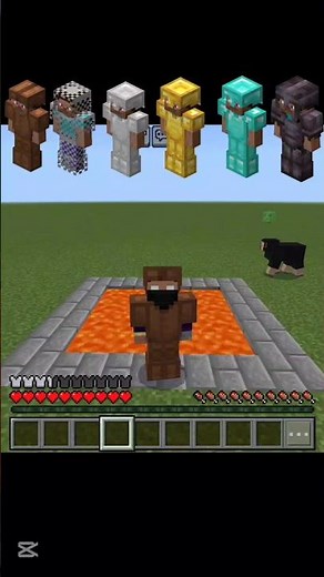Minecraft armor durability #minecraft #armor #fyp