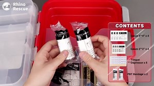 RHINO RESCUE 350 Pieces All-Purpose First Aid Kit, Home & Office Professional Medical Supplies, Ideal for Emergency, School, Business