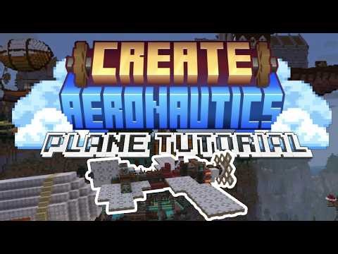 Create Aeronautics Plane Tutorial! Survival-Friendly Midgame Simple(ish) plane!