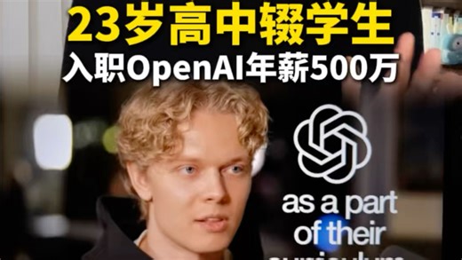 23岁高中辍学生，凭什么入职OpenAI的Sora团队做研究科学家？AI递归学习法、基于第一性原理的求职法、高密度反馈成长飞轮法，是AI时代人人可复制的生存法则