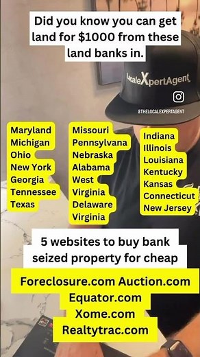 How to Buy Land for $1,000 or Less from Land Banks Top 5 Websites & States to Find Deals!