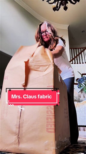 Sometimes the best pieces of Winterwood arrive quietly… this time from Ohio. Fourteen rich red velvet panels that once hung in someone’s basement are now on their way to a second life. Soon, in Frida’s hands, they’ll be transformed into my mother’s Mrs. Claus cloak for Winterwood 2026. When you break down the math, the fabric came out to about five dollars a yard… which honestly feels like finding treasure. Proof that the magic of this project isn’t just in the sewing… it’s in the hunt, the peop