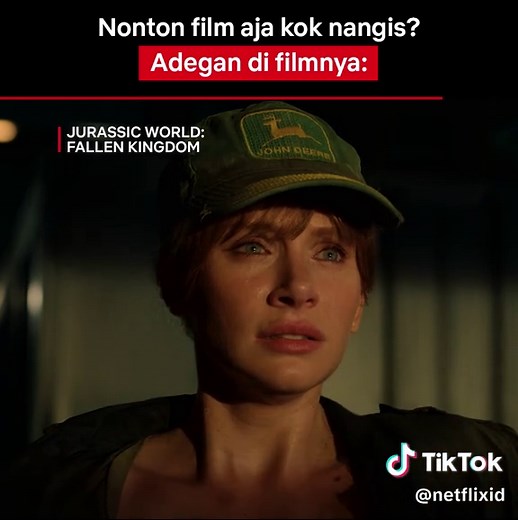 Raungan dino-nya menusuk kalbu banget 😭 #ChrisPratt #JurassicWorldFallenKingdom #NetflixIndonesia #RekomendasiFilm