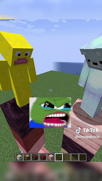 No Talking Allowed #Minecraft #minecraftmemes #cheappickle | minecraft telepathy