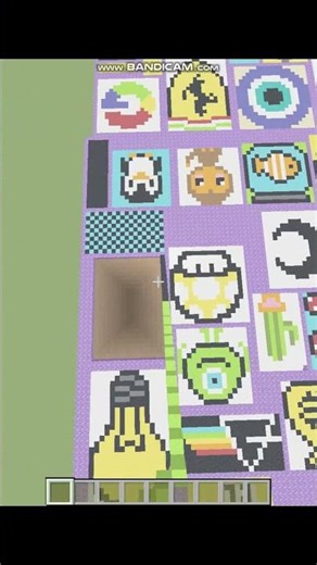 Satisfying pixel art in minecraft ! Cake. #shorts #gaming #minecraft