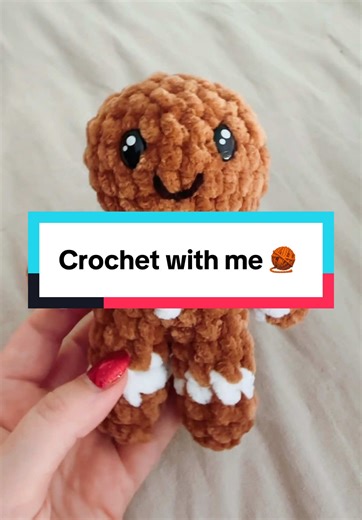 Crochet a Cute Gingerbread Man This Christmas