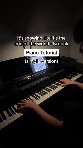 Piano Tutorial: It’s Snowing Like It’s the End of the World