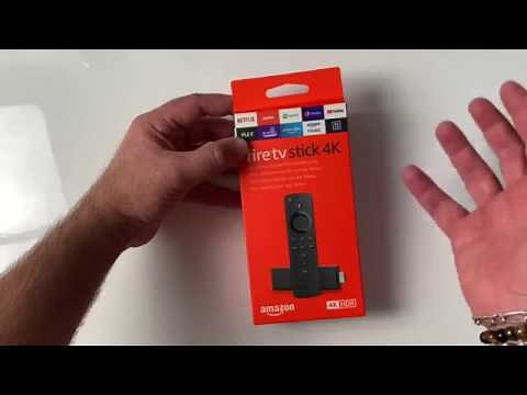 NOUVEAU Fire Stick TV 4K Amazon Télécommande Vocale Avec Alexa Voice View Lecteur D'Écran Amazon