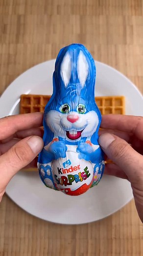 Adrian Ghervan | Kinder bunny waffle ! 😮 | Instagram