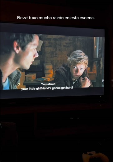 Newt's Wisdom: Maze Runner Scene