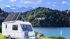 Solar Panel Mounting Brackets, 2 Sets Solar Panel Tilt Mount Brackets, 14-27IN Adjustable Solar Panel Rack, Support up to 100-450 Watt Mounting Bracket Set, Portable Stand for Roof RV Boat