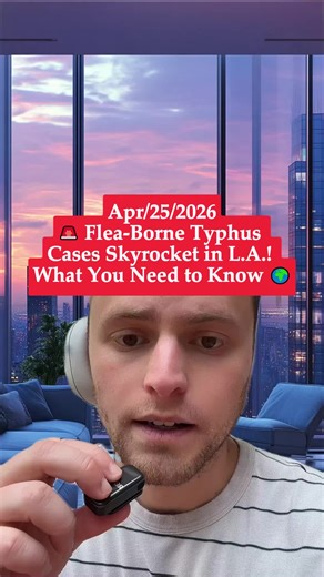 🚨 Flea-Borne Typhus Cases Skyrocket in L.A.! What You Need to Know 🌍 #HealthAlert #LosAngeles #PublicHealth #viral #fyp #tiktok #foryou
