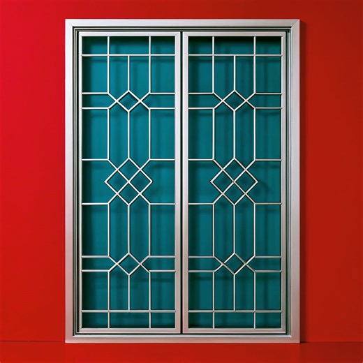 Vertical line grill design for a clean and elegant window appearance. #VerticalGrill #ModernWindow #IronGrillDesign #HomeExterior #Stylish | Bd All Design