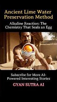 How Ancient Lime Water Preserved Eggs for Months #shorts