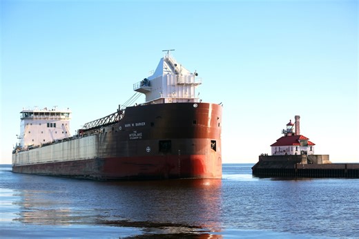 Photos and video: Mark W. Barker arrives in Duluth