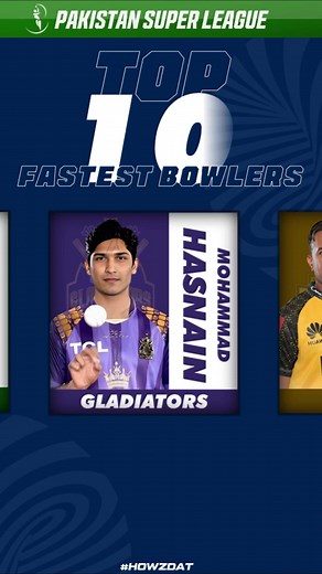 Top 10 Fastest Bowlers in PSL History | Exciting Cricket Action