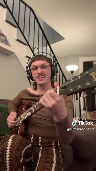 “Way Home “ by Sumac Red Outro Playthrough :) #mathrock #guitar #originalmusic #trans #queer