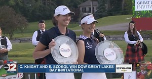 Clutch birdies help Knight and Szokol win Great Lakes Bay Invitational