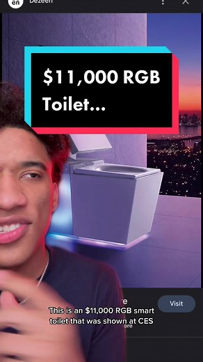 Unleashing the Future: $11,000 RGB Toilet Innovation