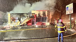Early morning explosion destroys two Colonie restaurants