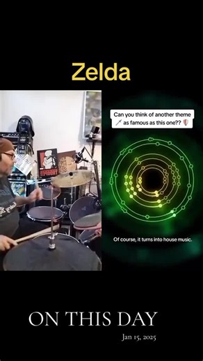 #onthisday #zelda #nes #nintendo #drummer