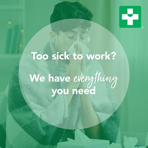 You’re feeling unwell, can’t concentrate, and need medication–fast 🤒! Stop by the pharmacy for everything you need 👩‍⚕️, including an absence from work certificate 📄 Book before leaving home to avoid the queue, or simply walk in. Find out more, https://bit.ly/46Ey0Ik #terrywhitechemmart #sickleave #sickday | TerryWhite Chemmart