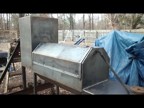 Custom off set bbq smoker build