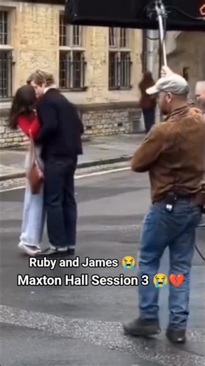 Maxton Hall Session 3 😭 Ruby bell and James 😭💔 | Shooting Time 🔥 | #maxtonhall #ruby #trending #bts