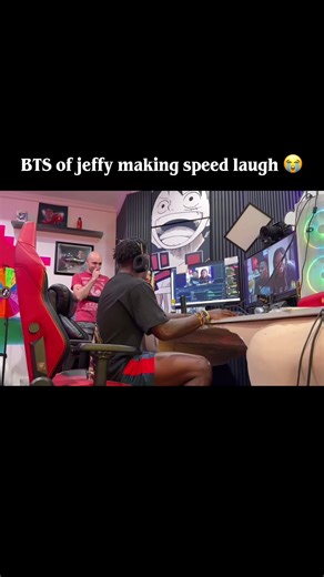 BTS of jeffy making speed laugh 😭 #speed #edit #clips #streamer