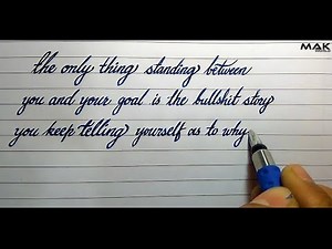Beautiful English handwriting styles | English neat and clean cursive handwriting styles # 22