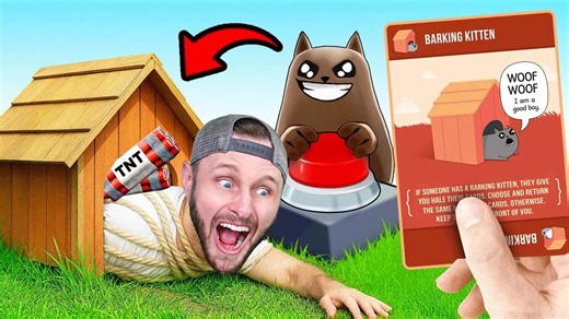 I Got TROLLED in Exploding Kittens 034053游戏