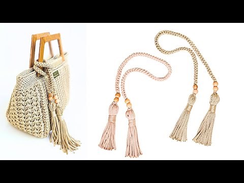 How to Make a Beautiful Pendant for Crochet Bags