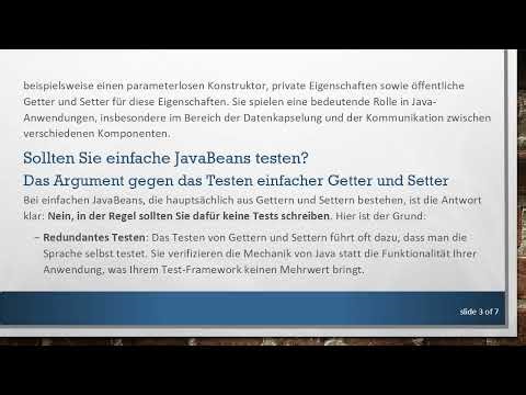 Sollten Sie JavaBeans Unit-Testen? Ein tiefer Einblick in Best Practices