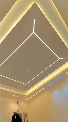 profail strip and cop light pop ceiling 2026ka new dizain jo de room ko luxury luk#home#electrician