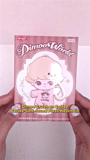 It's so tiny and cute 🤏 Dimoo Crush on Coffee Series 🥰 #popmart #unboxing #asmr #blindbox #dimoo