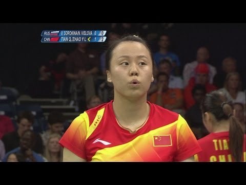 Badminton Women's Doubles Semifinals - Russia v China Full Replay -- London 2012 Olympic Games