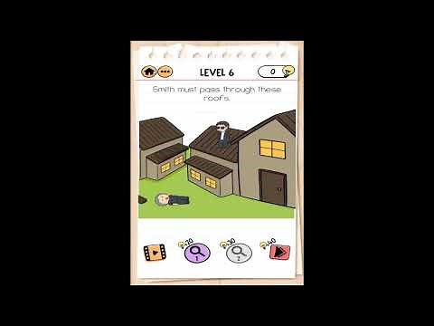 Brain Test 2 Tricky Stories SMITH AND JOE PART 1 Level 6 Walkthrough