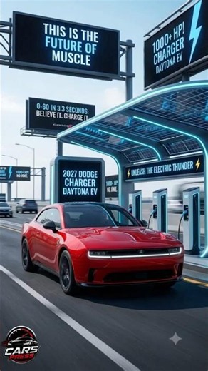 2027 Charger Daytona First Look: Pure EV Power! 🔋💨