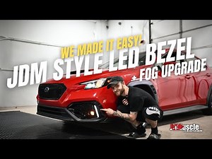 JDMuscle JDM Style LED Bezel + Fog Upgrade for 22+ WRX