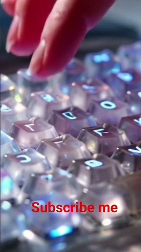 glowing keys⌨️?# keyboard Glow#Transclucent Tech # gaming keyboard⌨️#