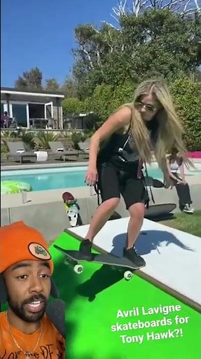 Avril Lavigne IMPRESSES TONY HAWK‼️😱 Skater Girl is Legit⁉️