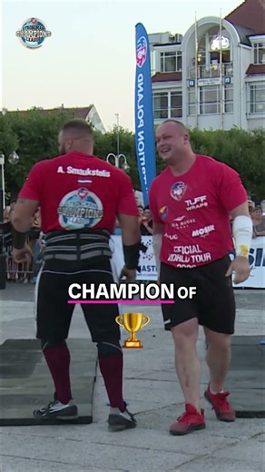 Stone Lifting Champions – Ziolkowski VS Smaukstelis! | Strongman Champions League