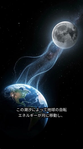 月、毎年3.8cmずつ地球から逃げてる