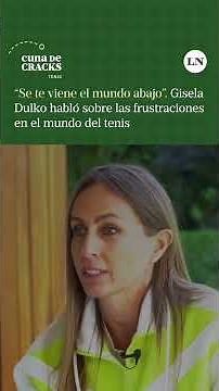 Gisela Dulko: sus inicios, la promesa a su padre y los momentos más difíciles