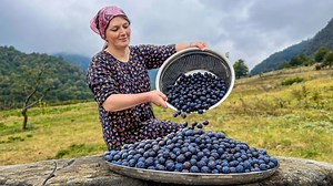 The Hermit Family’s Rustic Plum Harvest