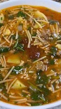 How about this delicious pasta soup? #recipe #food #foryou #cooking