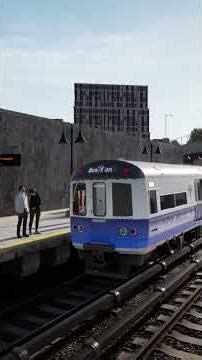MBTA BLUE LINE 0600 TRAIN Sim world #mbta #openbve_k_train #blueline #boston