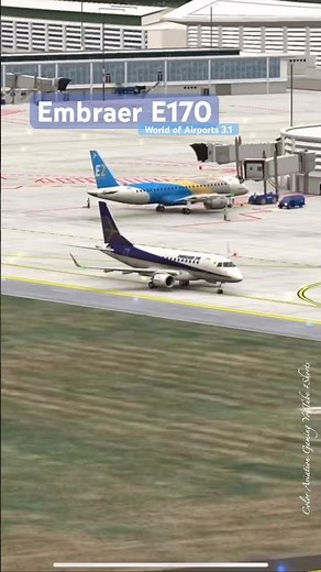 Embraer E170 / ERJ-170 House Colors at MSY! World of Airports WoA 3.1 New Updates!