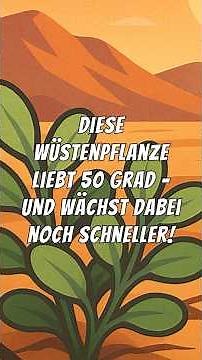 Diese Wüstenpflanze wächst bei 50 °C schneller! 🌵🌞